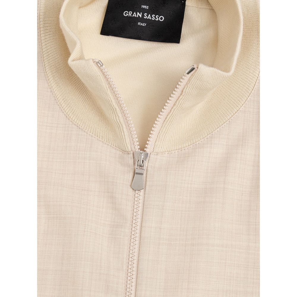 Gran Sasso beige wollen T-shirt