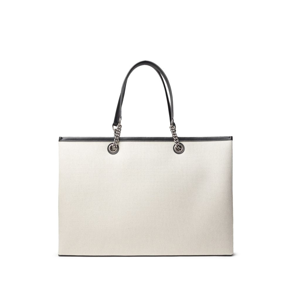 Sac cabas en coton gris Balenciaga