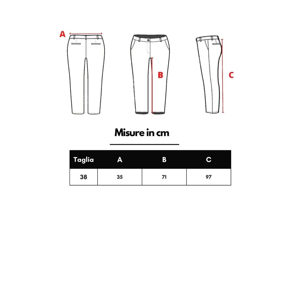 Jean en coton noir en denim Fendi