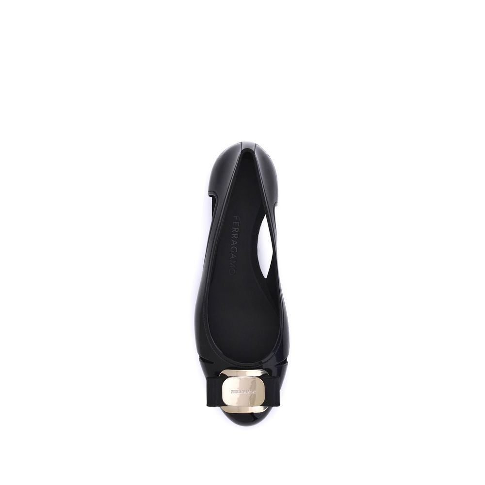 Ferragamo Ballerine en caoutchouc