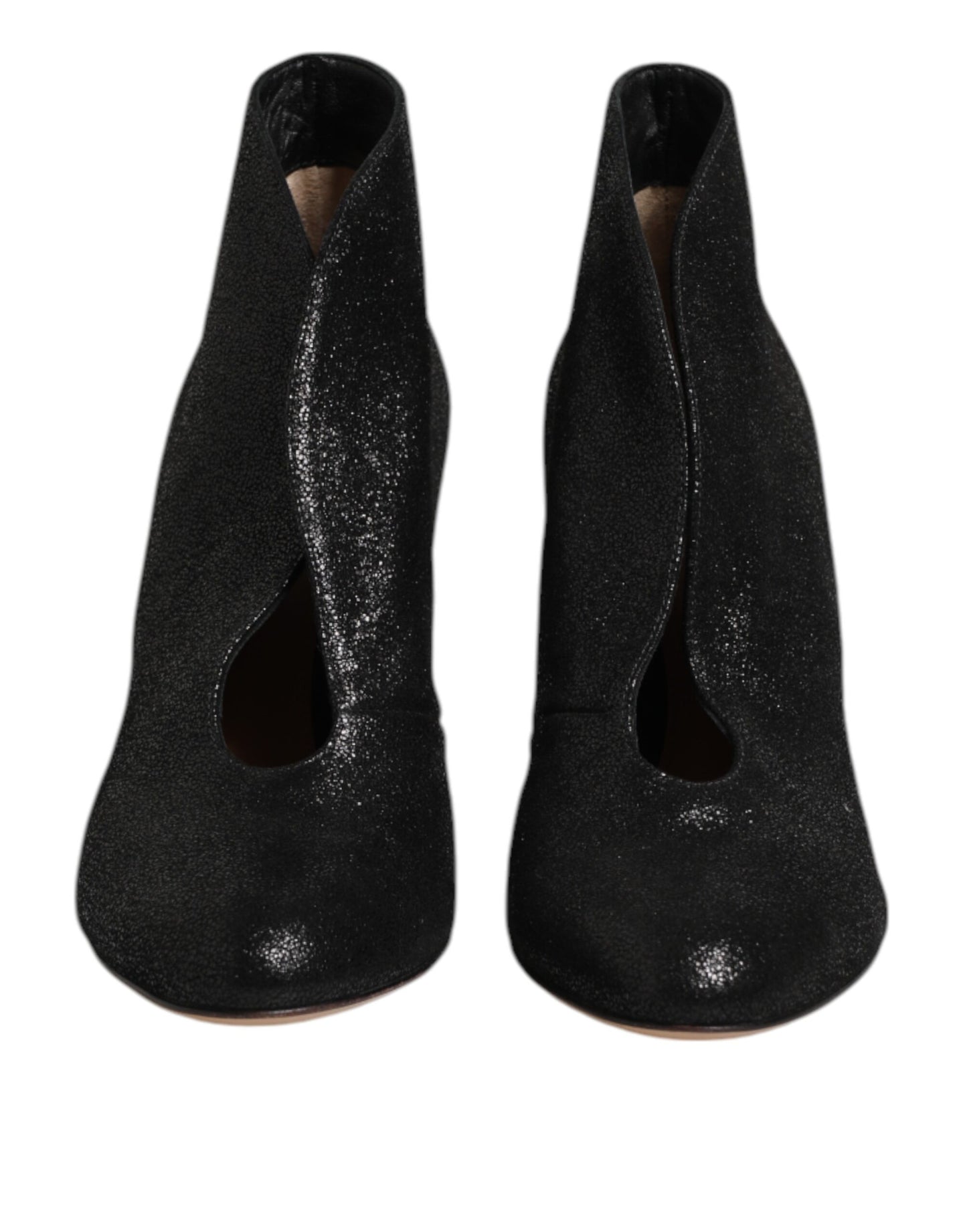 Escarpins à talons aiguilles Gianvito Rossi en noir métallisé