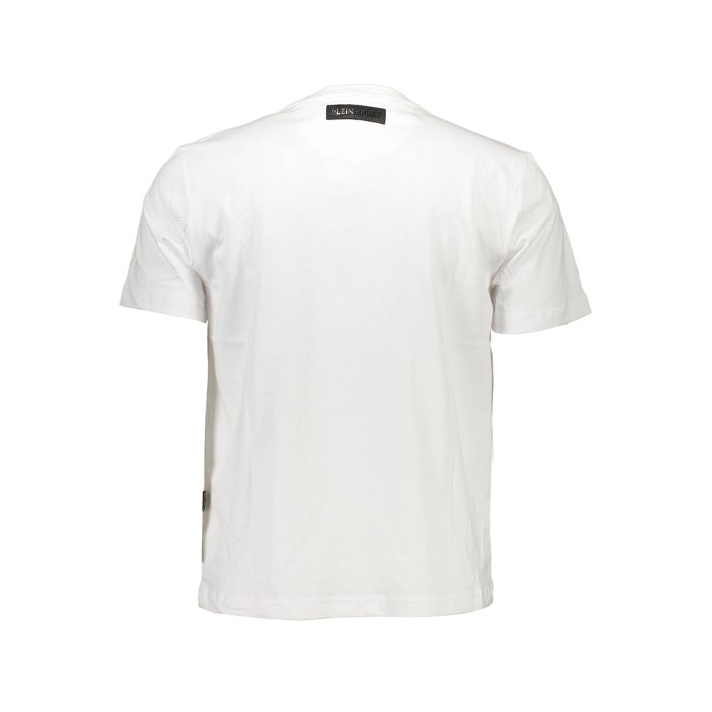 Plein Sport wit katoenen T-shirt
