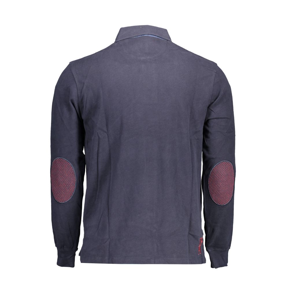 US POLO ASSN. Blauw katoenen poloshirt