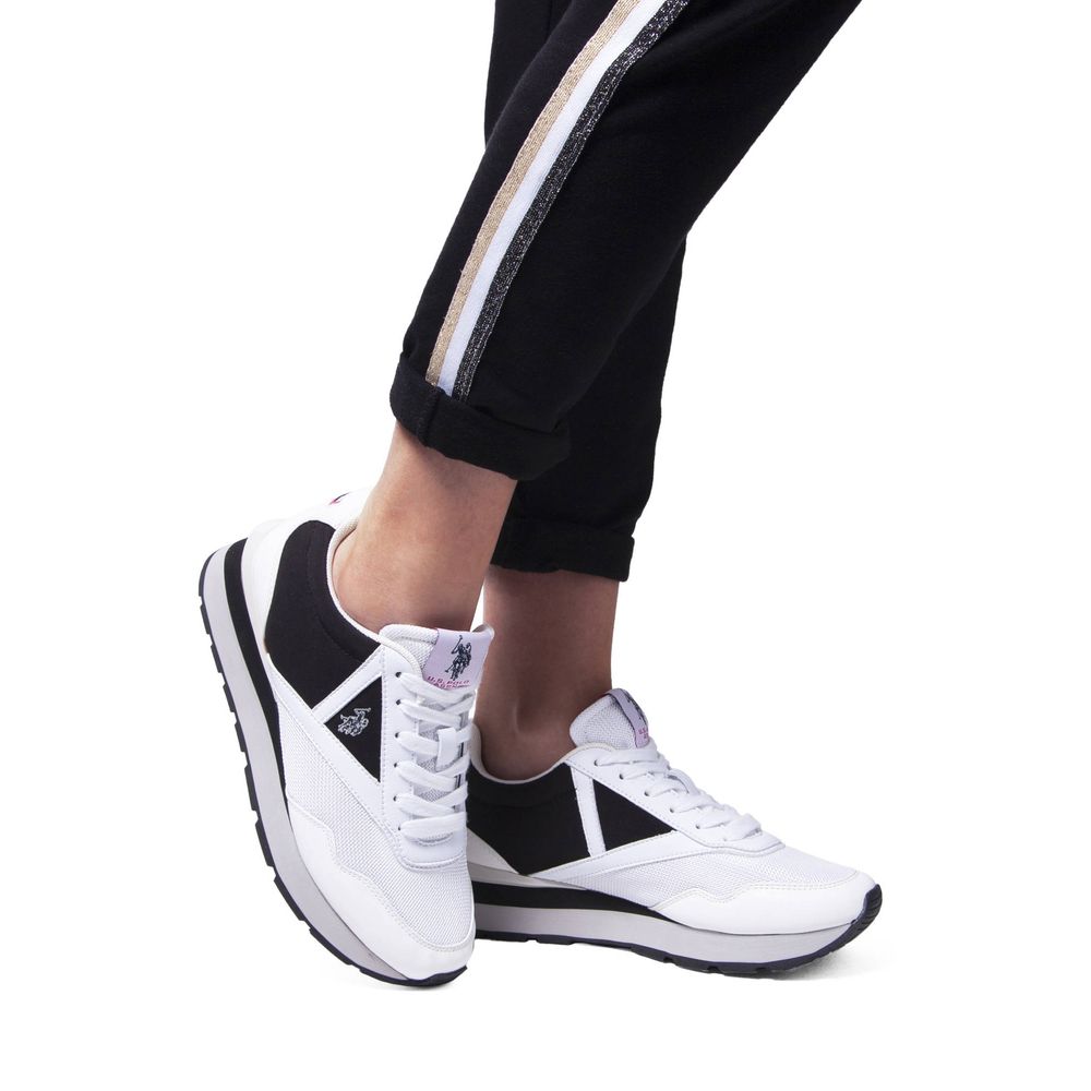 Sneaker blanche en polyester US POLO ASSN.