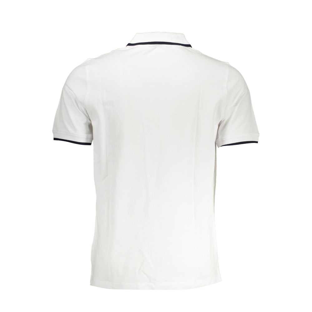K-WAY wit katoenen poloshirt