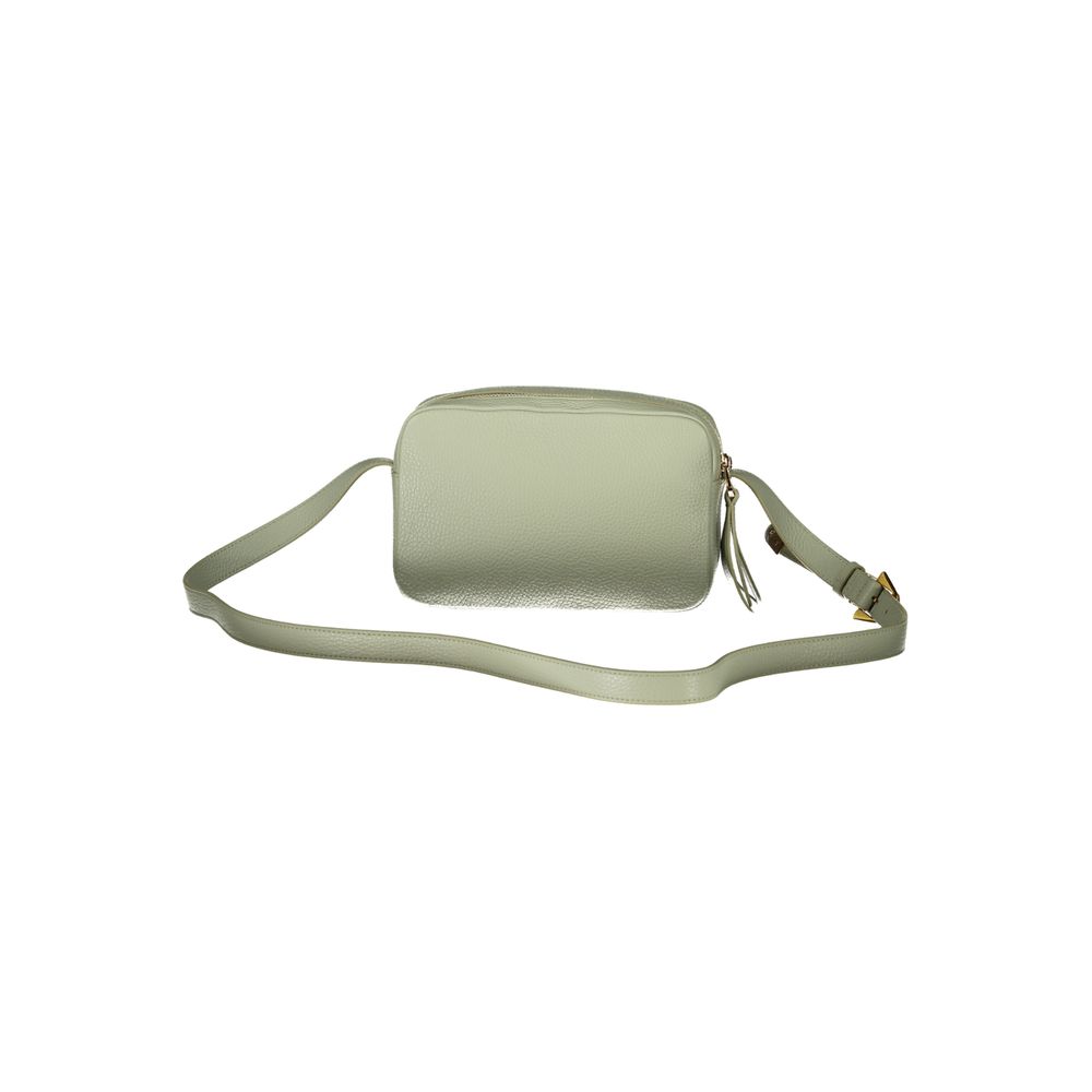 Sac à main en cuir vert Coccinelle