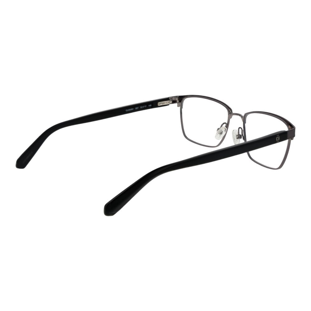 Monture de lunettes Guess pour homme, couleur argent.