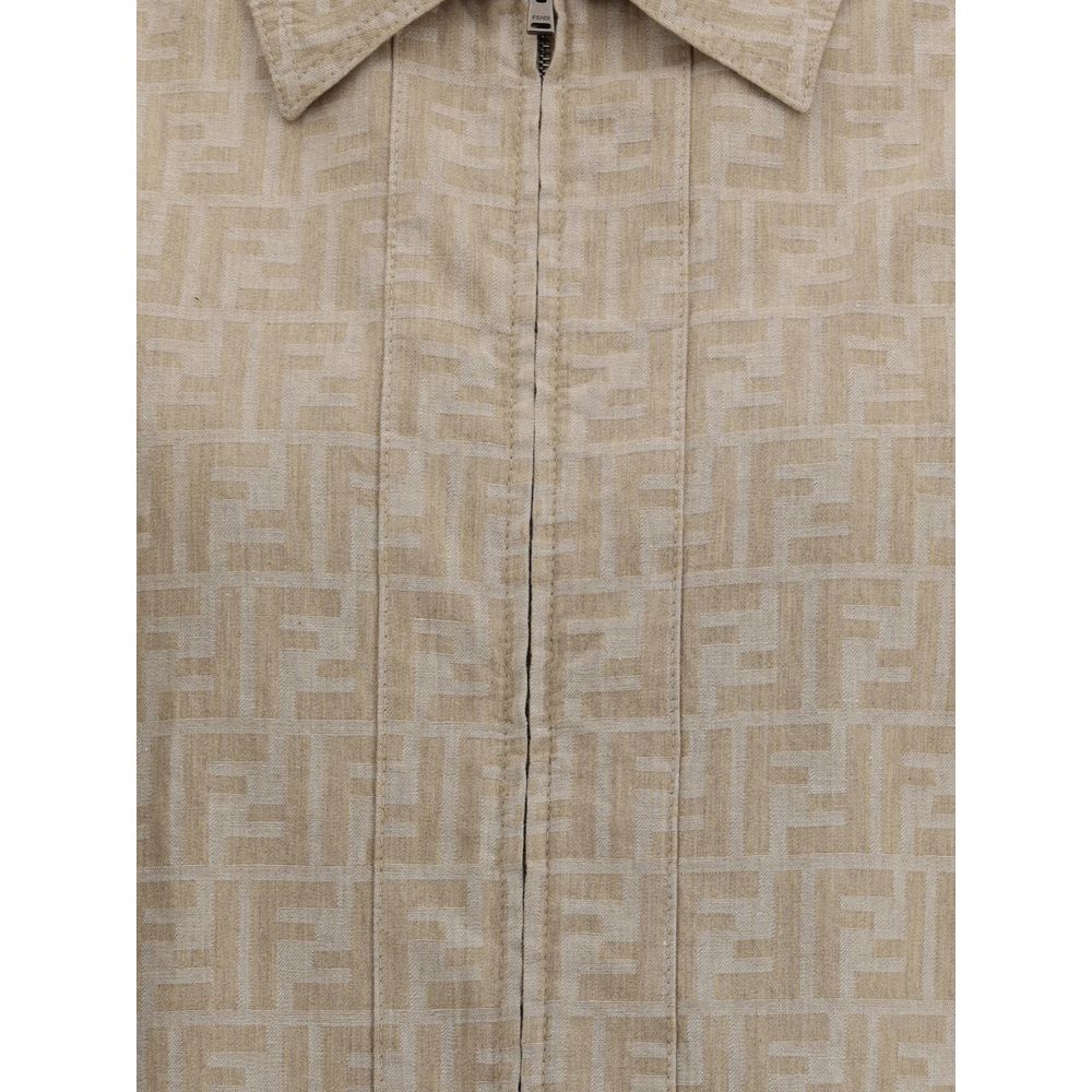Fendi Chambray cropped jasje