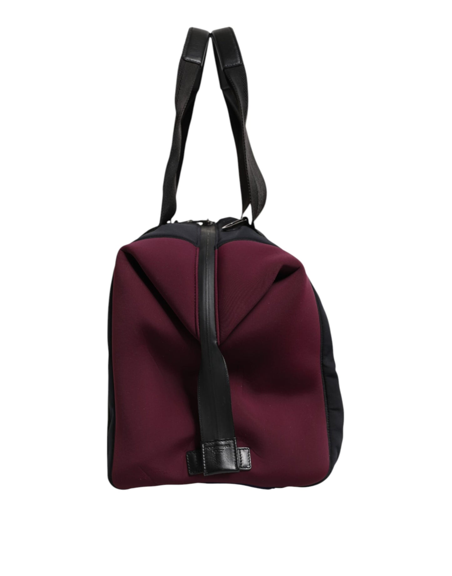 Sac de voyage à bandoulière Dolce & Gabbana noir bordeaux
