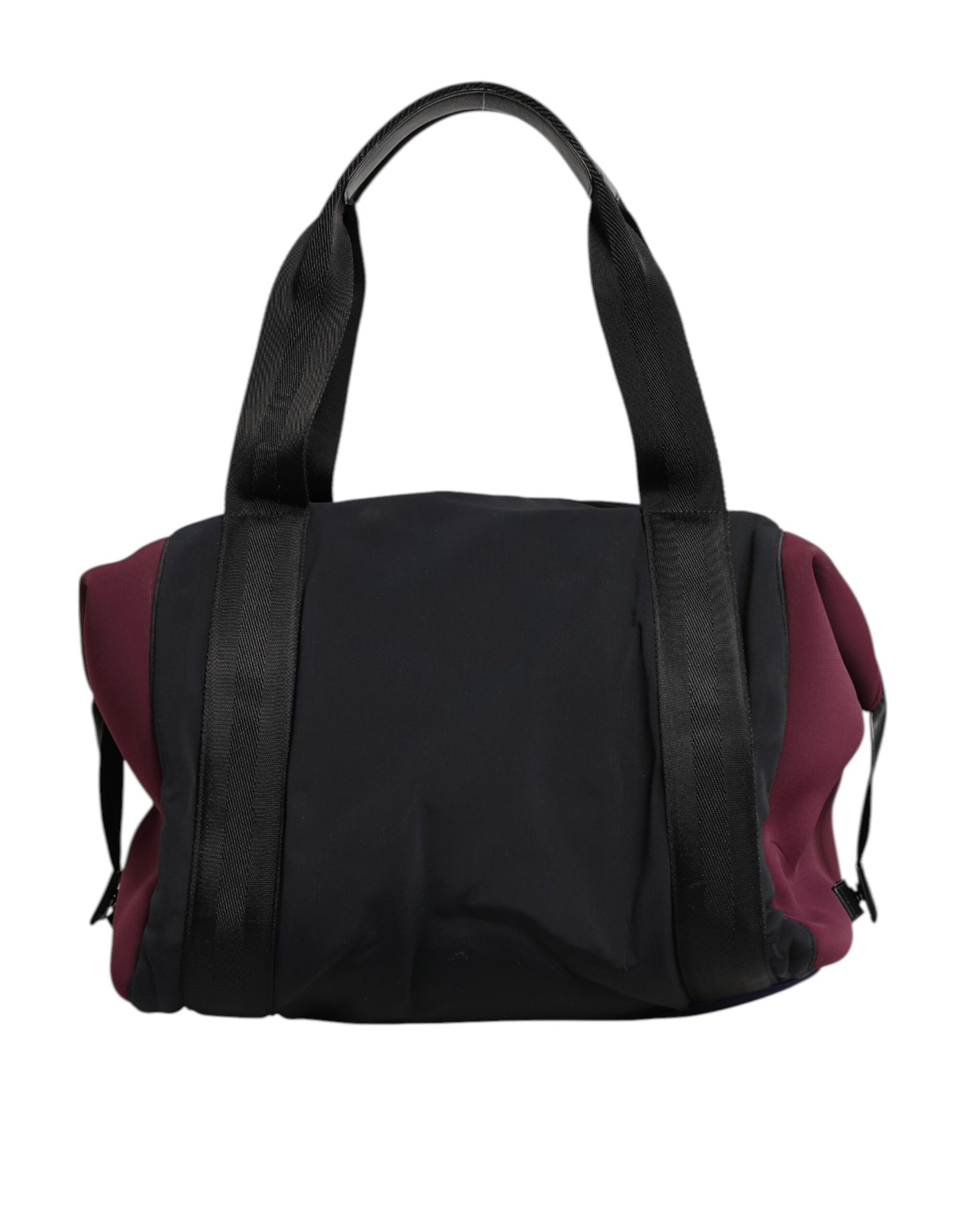 Sac de voyage à bandoulière Dolce & Gabbana noir bordeaux