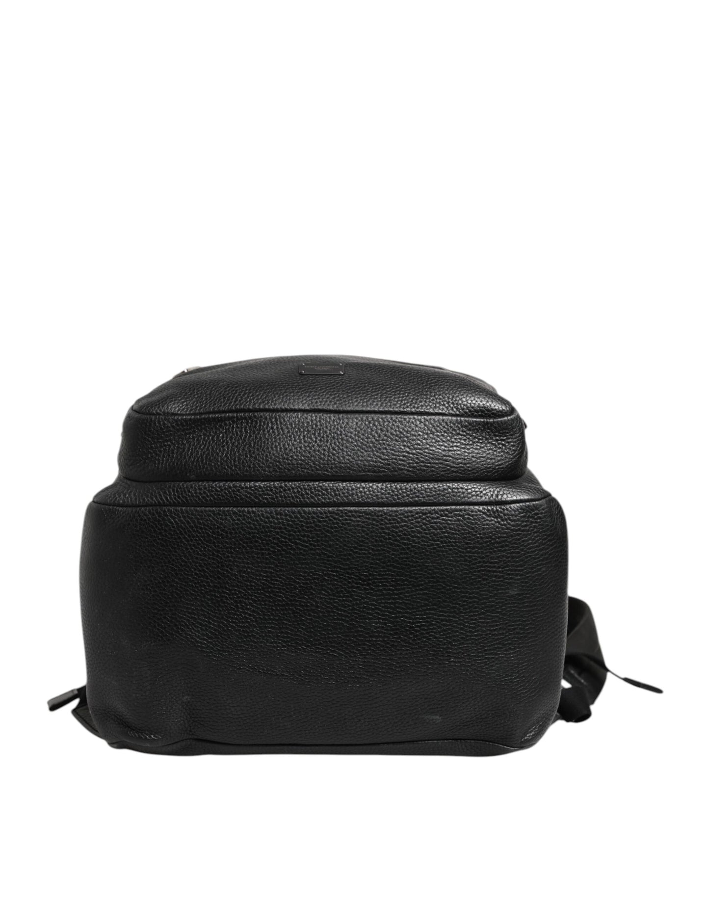 Sac à dos Palermo noir Dolce & Gabbana en cuir de veau martelé