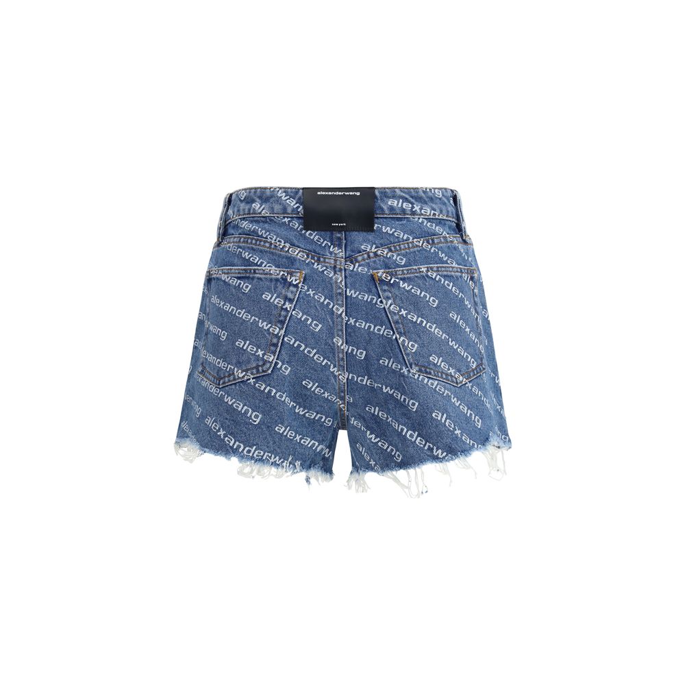 Shorts en jean Alexander Wang Bite
