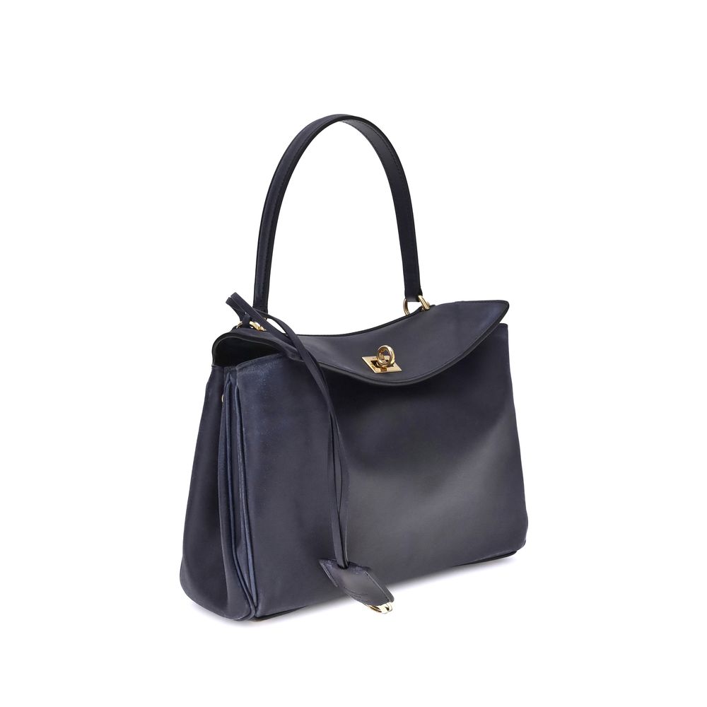 Petit sac à bandoulière Balenciaga Rodeo en cuir effet usé