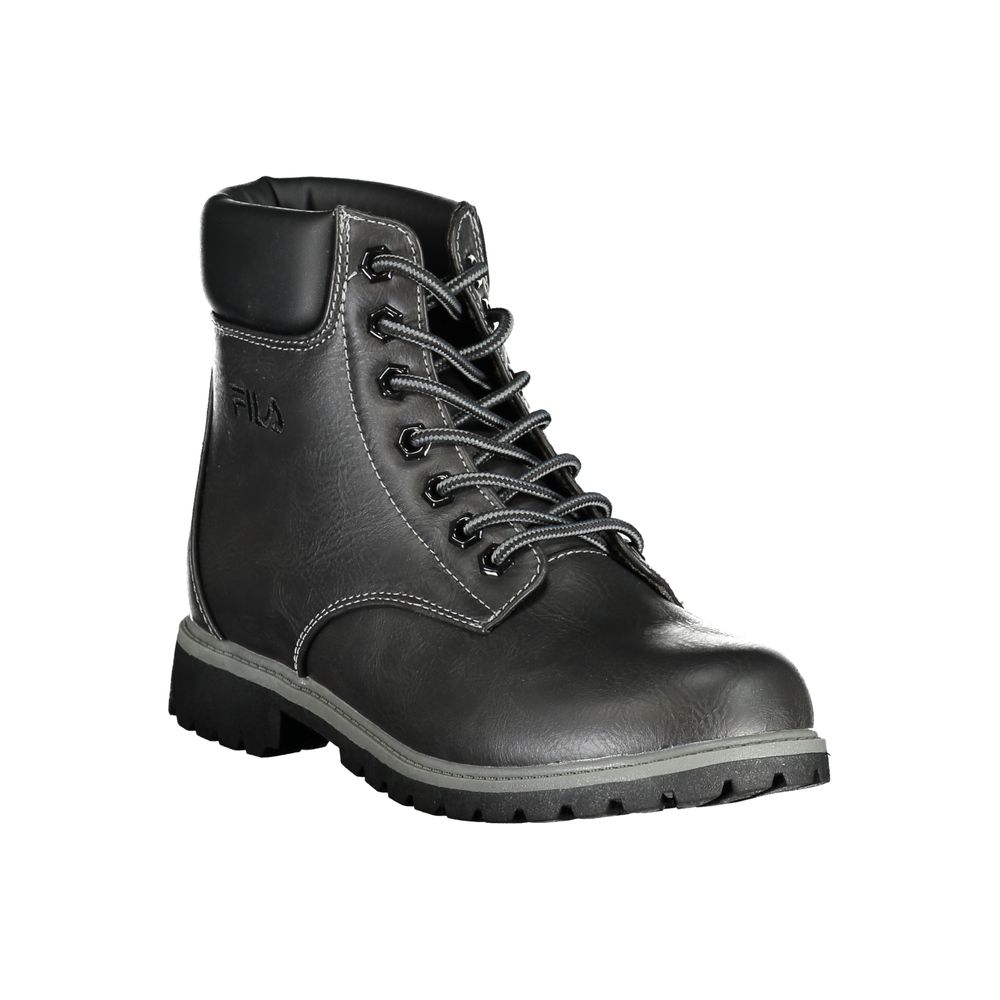 Fila zwarte polyester laars