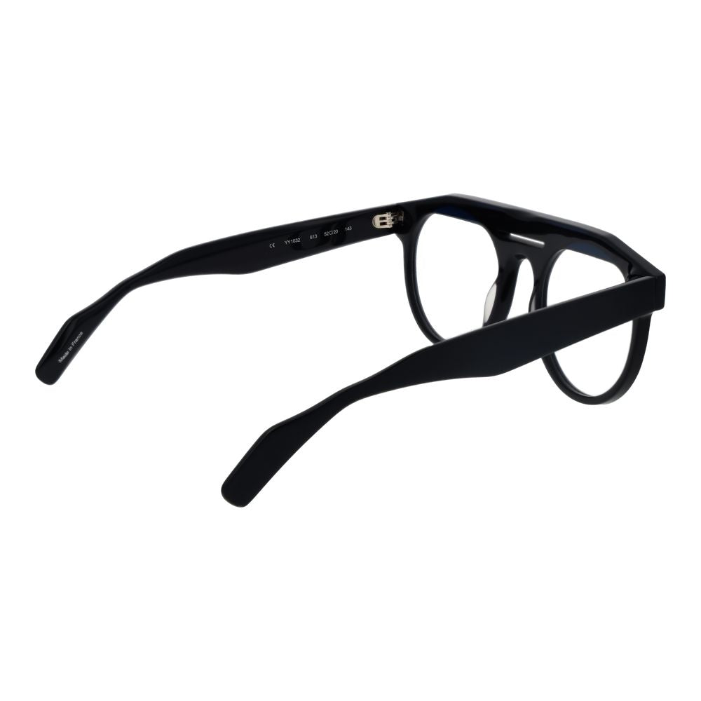 Monture de lunettes pour homme noire Yohji Yamamoto