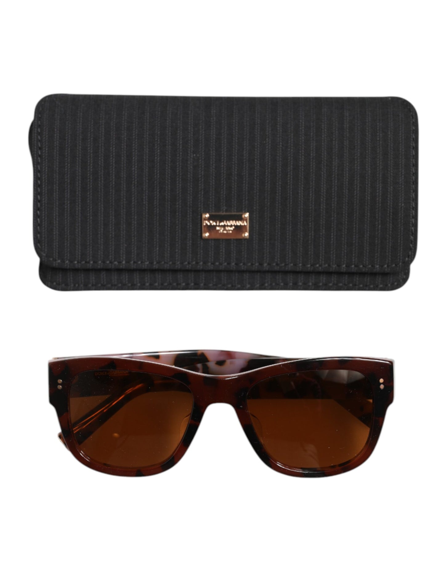 Lunettes de soleil Dolce & Gabbana Havana Brown Black Eccentric Sartorial Eyewear