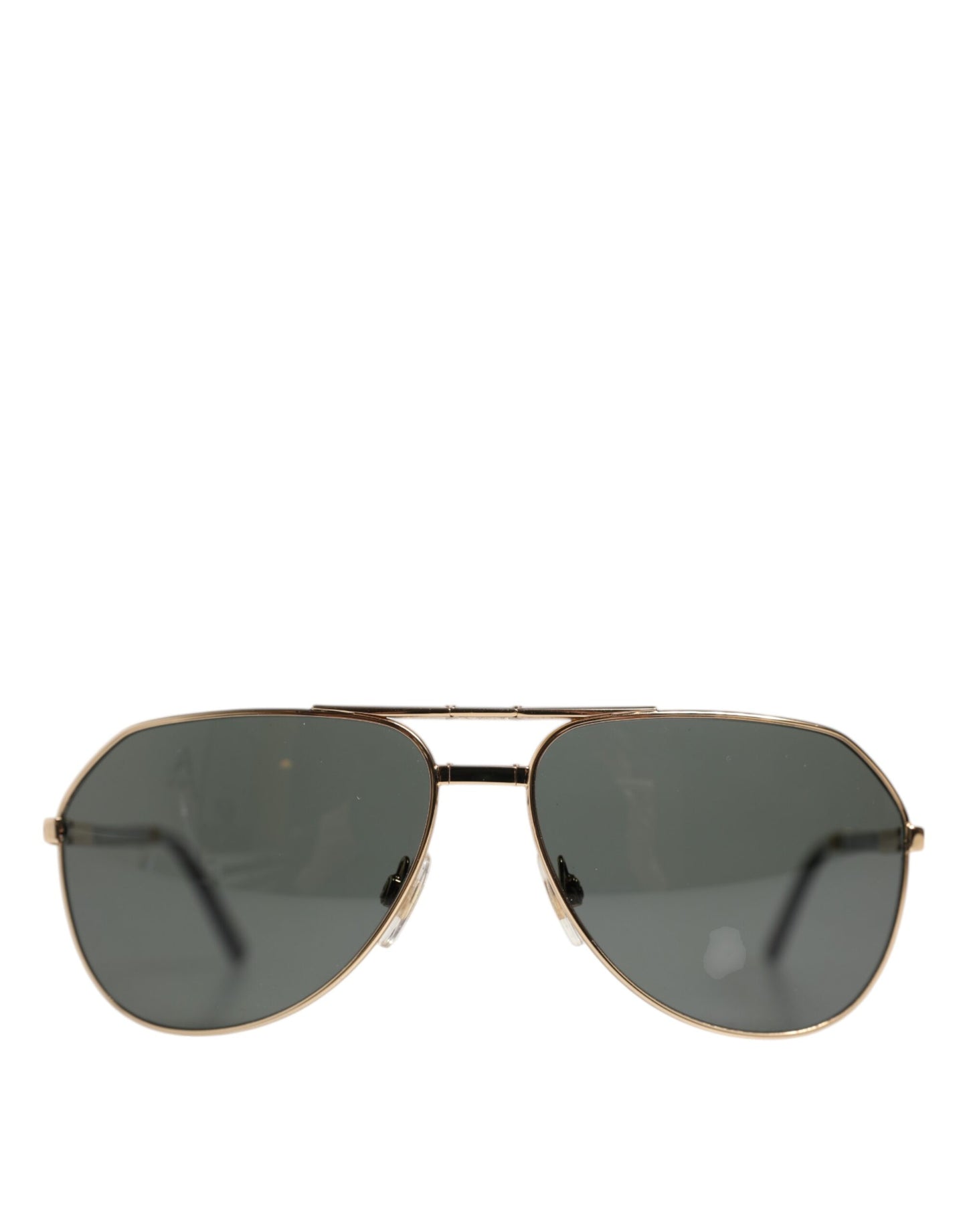 Dolce & Gabbana Gold DG2106K Pilot Frame Getinte Lens Gepolariseerde Zonnebril