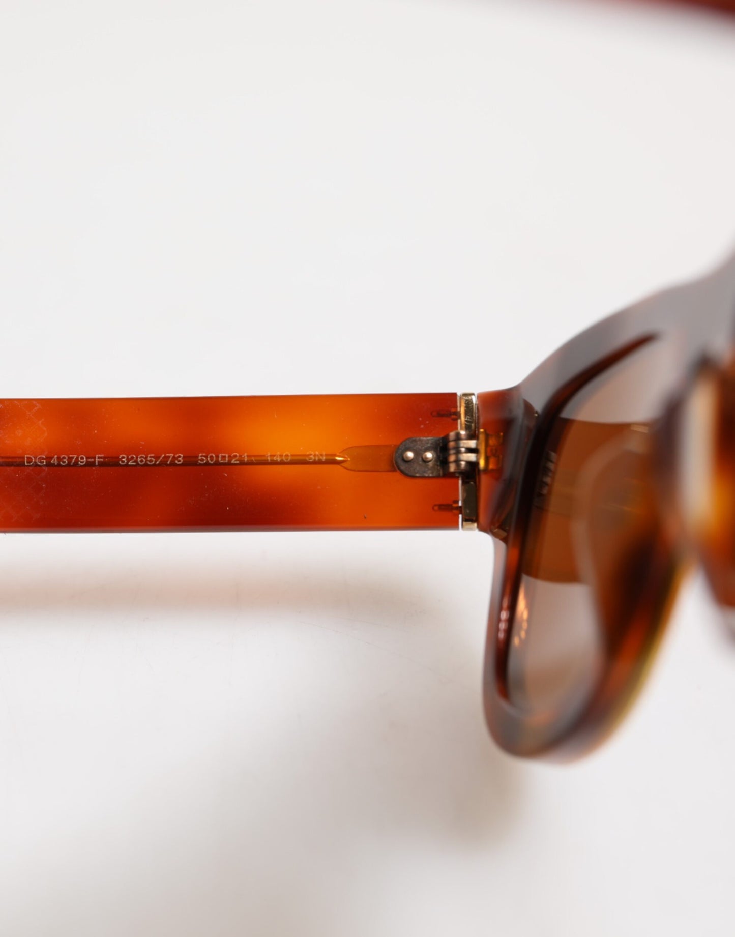 Dolce & Gabbana Groen Bruin Gemarmerd Acetaat DG4379-F Eyewear Zonnebril