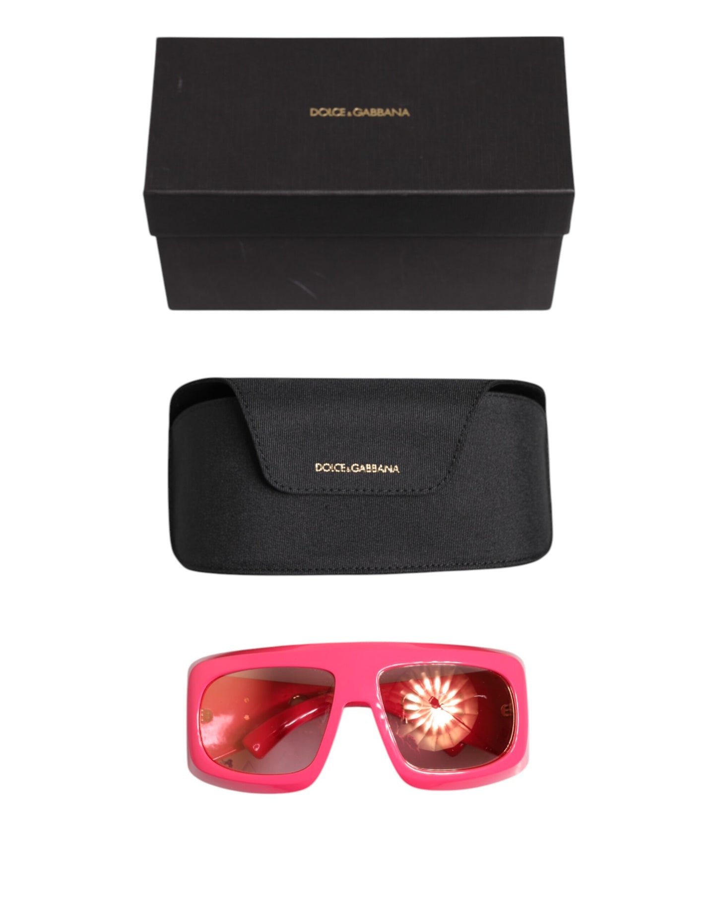 Dolce & Gabbana Pink Joy Therapy Oversized DG6178 Eyewear Zonnebril