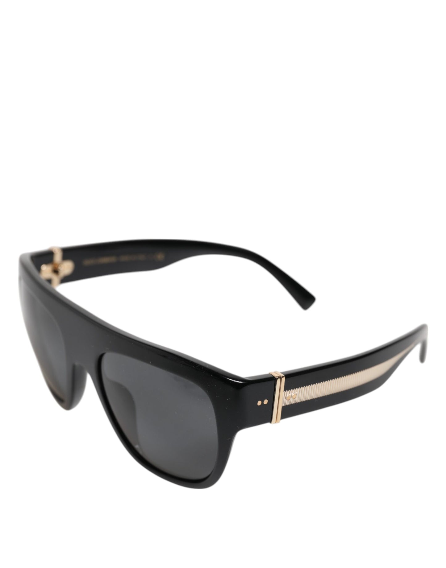 Dolce & Gabbana Zwart Vierkant Acetaat Montuur DG4398-F Eyewear Zonnebril
