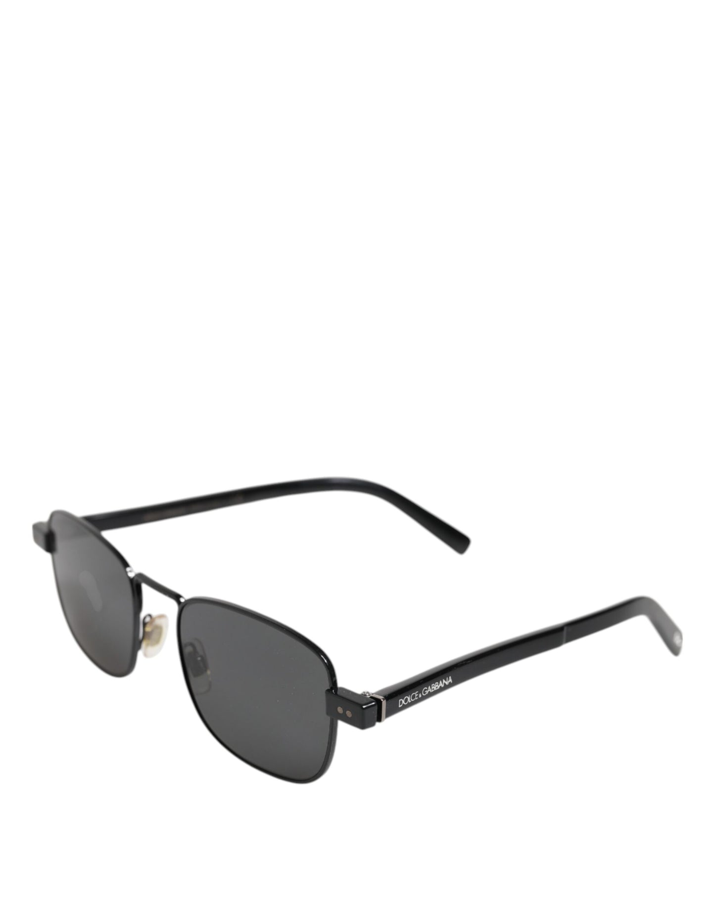 Dolce & Gabbana zwart metalen montuur met vierkante lenzen DG2222 Eyewear zonnebril