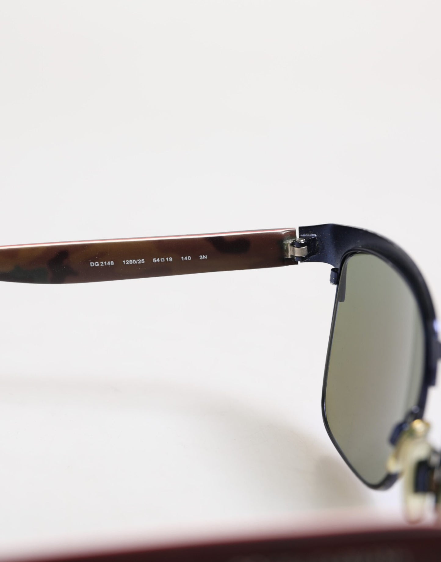 Dolce & Gabbana Zwarte Acetaat Vierkante Gepolariseerde DG4287F Zonnebrillen