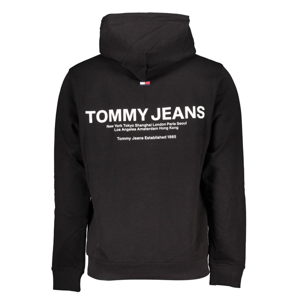 Pull en coton noir Tommy Hilfiger
