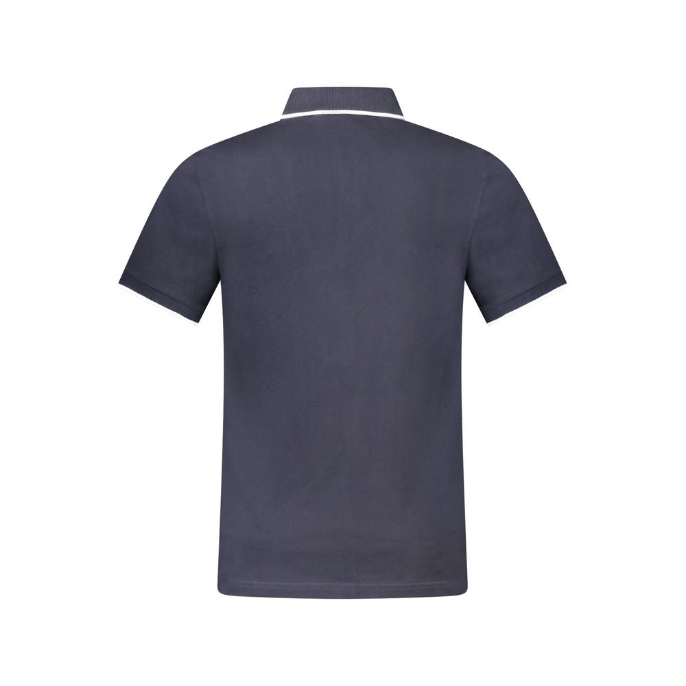 Hugo Boss blauw katoenen poloshirt
