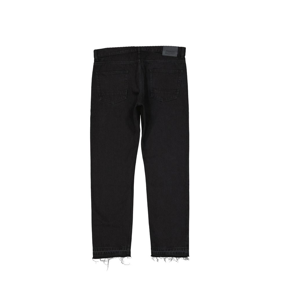 Jeans en jean de coton Alexander McQueen