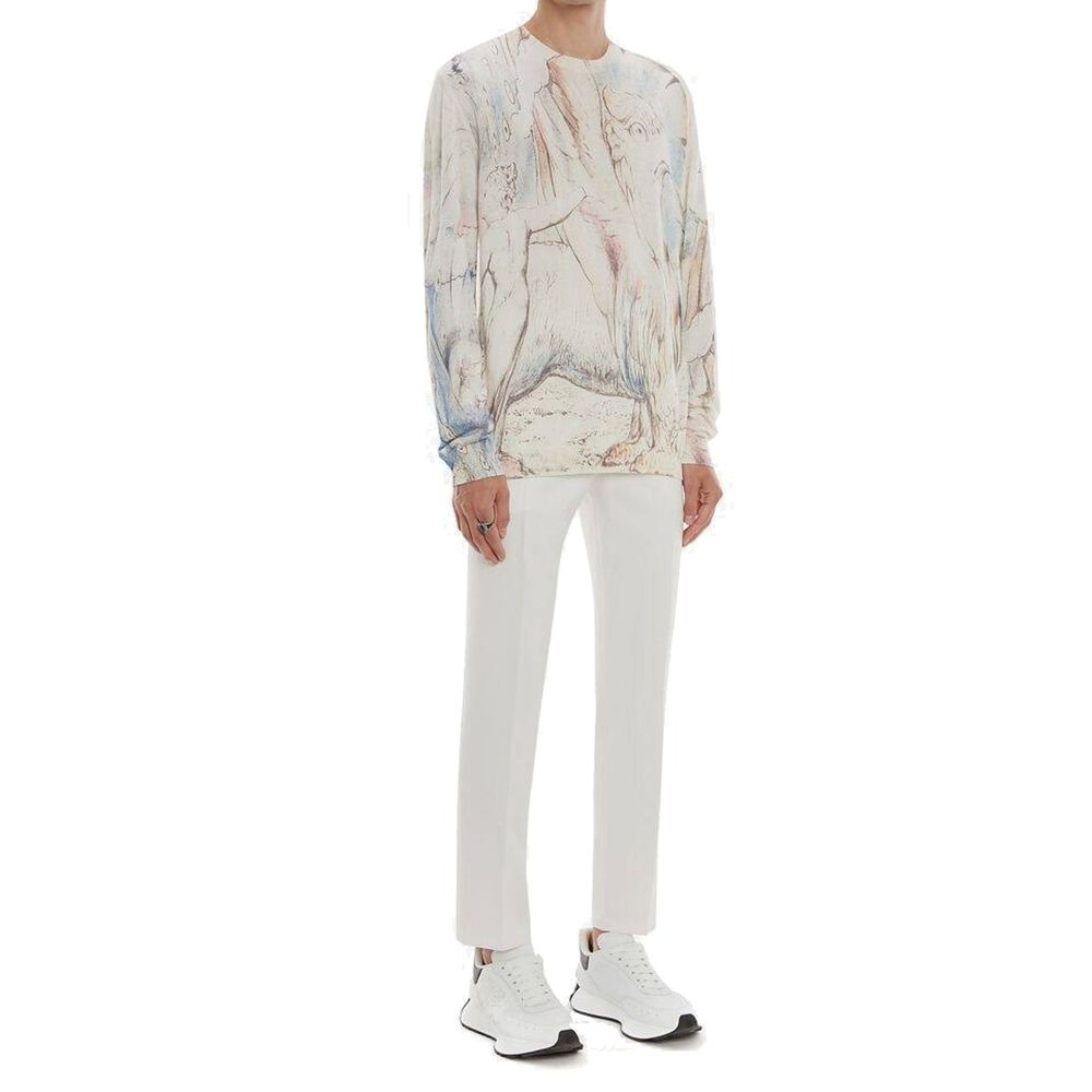 Pull à imprimé Dante de William Blake par Alexander McQueen