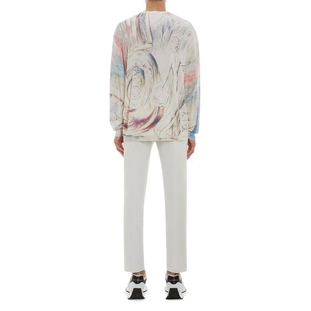 Pull à imprimé Dante de William Blake par Alexander McQueen