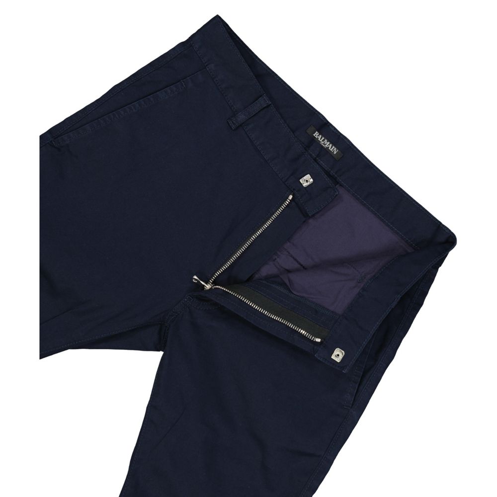 Pantalon en coton slim Balmain