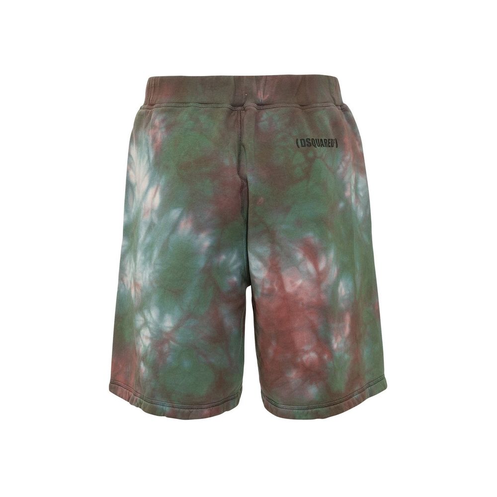 Shorts en coton tie-dye de Dsquared²