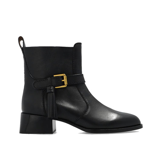See By Chloé Lory Leather Ankle Boots