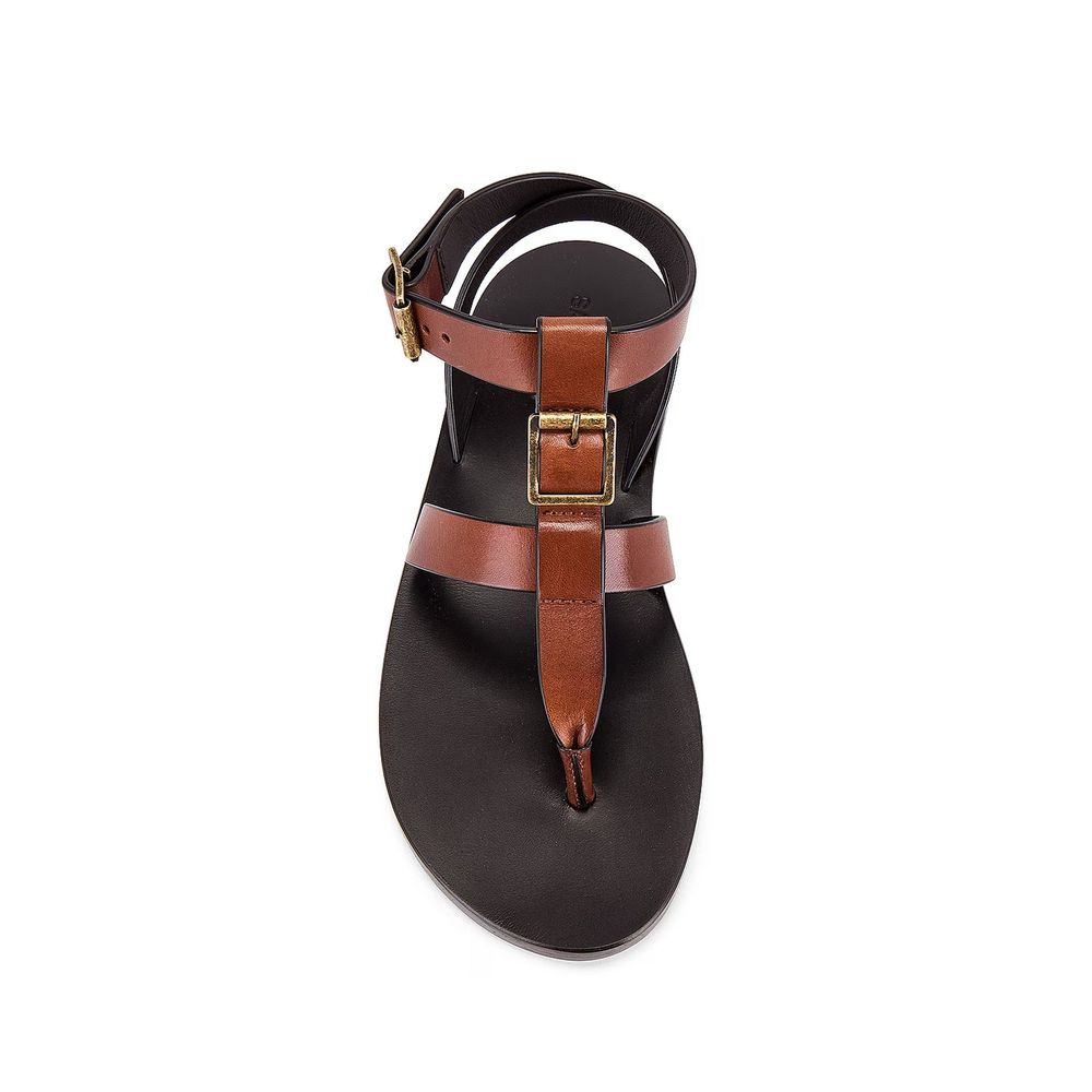 Saint Laurent Hardy leren sandalen