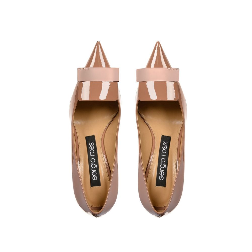 Sergio Rossi leren pumps