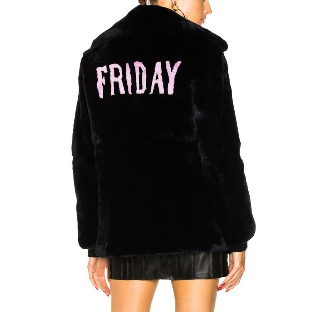 Veste en fourrure de lapin Alberta Ferretti Friday