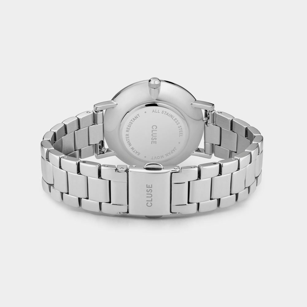 Cluse Zilveren Horloge van Roestvrij Staal