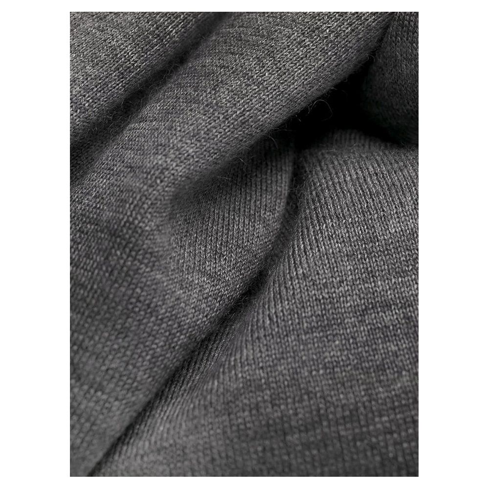 Brunello Cucinelli Gray Cashmere Men Sweater