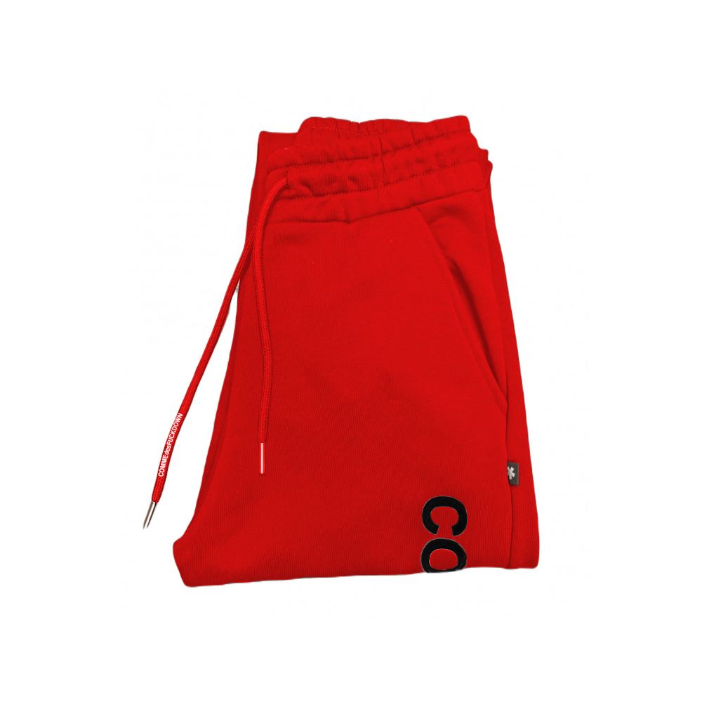 Pantalon de survêtement pour femme en coton rouge Comme Des Fuckdown