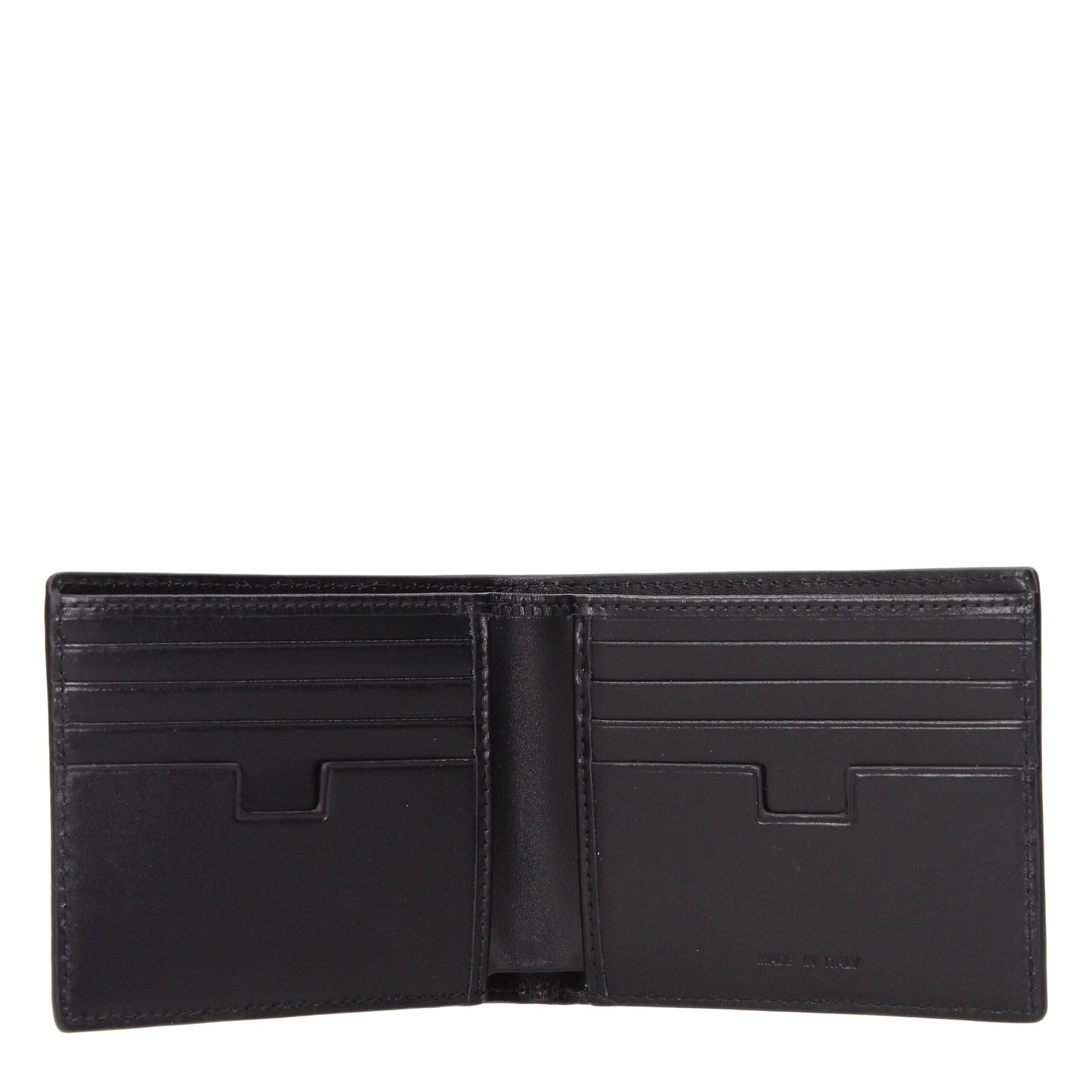 Portefeuilles en cuir noir Testoni