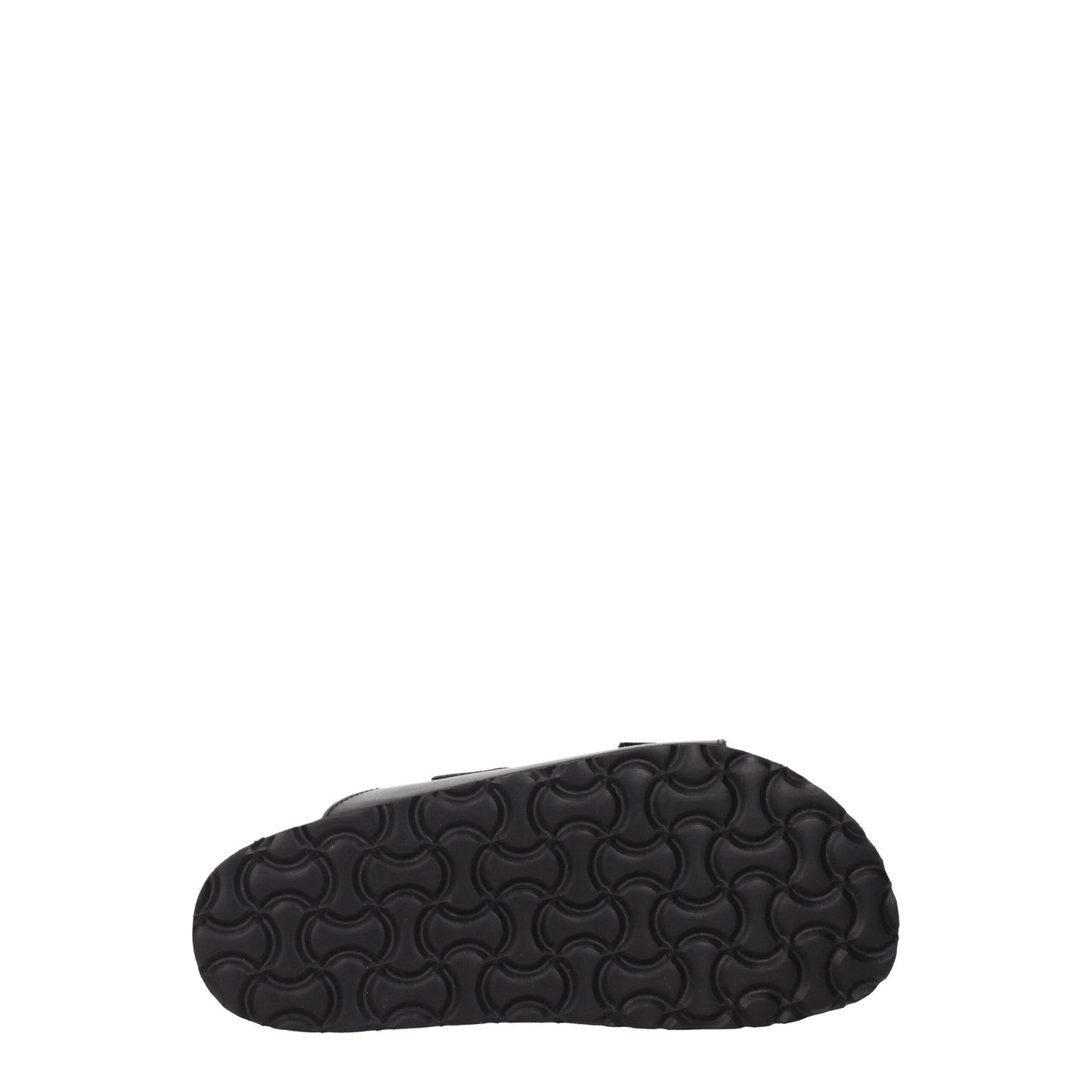 Sandales-chaussons en cuir noir Palm Angels