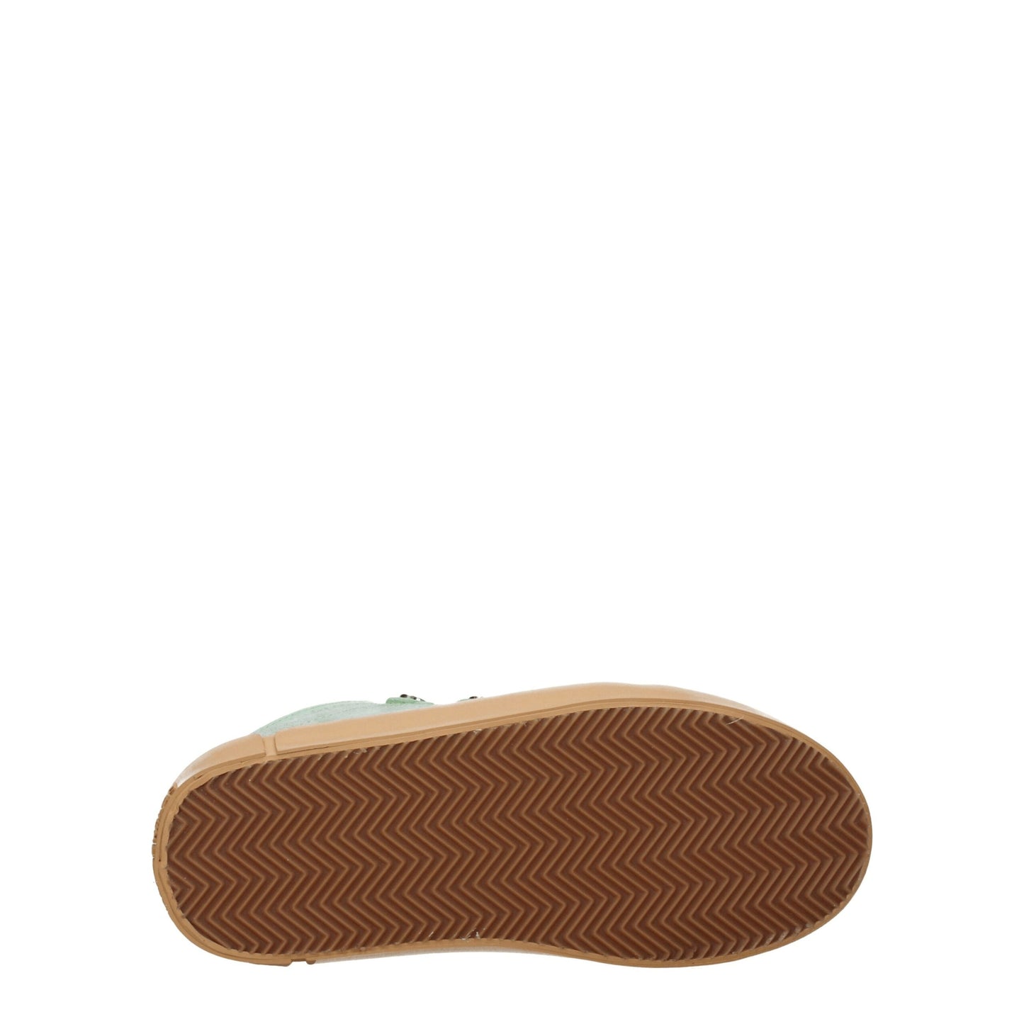 Baskets basses en cuir vert de Marcelo Burlon