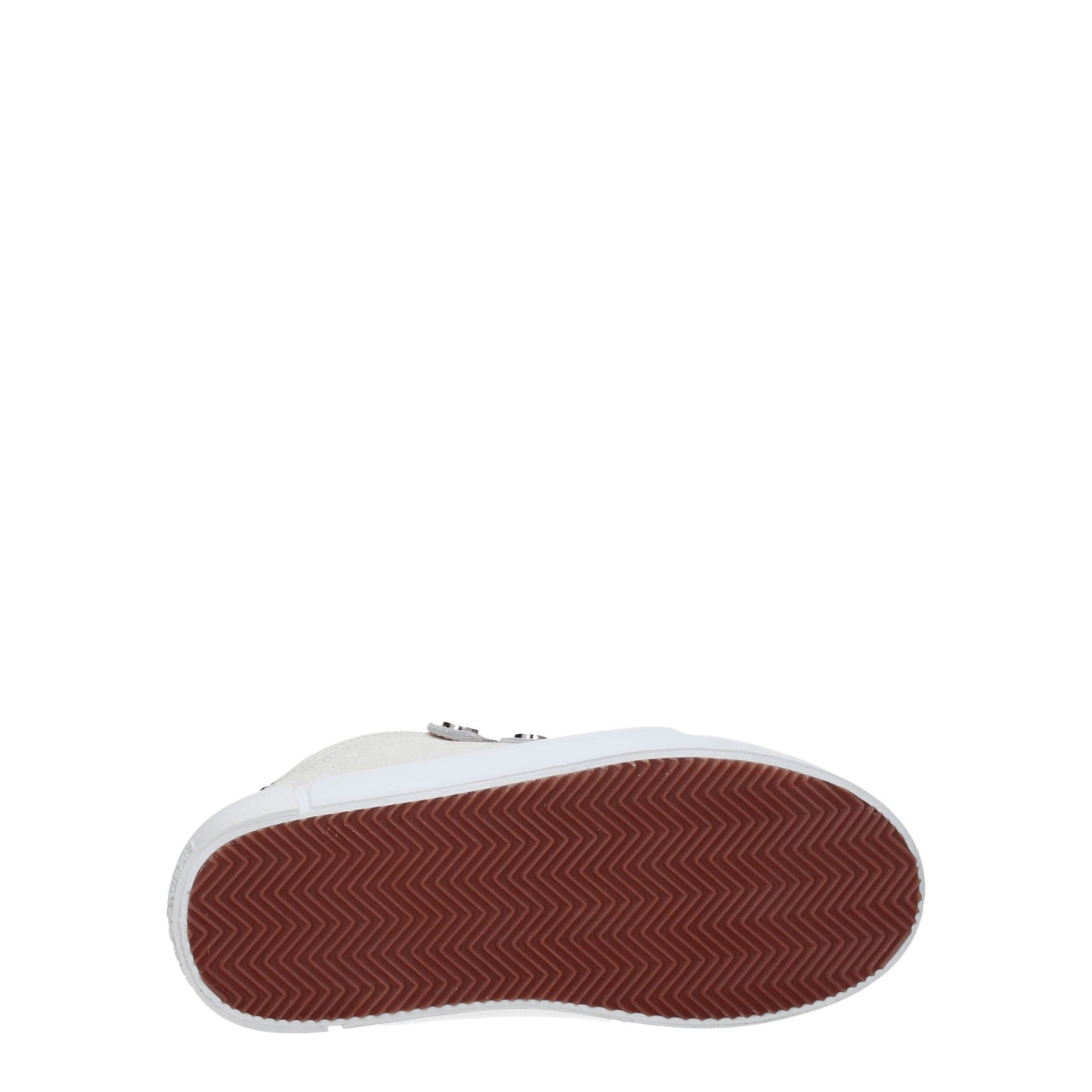 Baskets basses en cuir beige de Marcelo Burlon