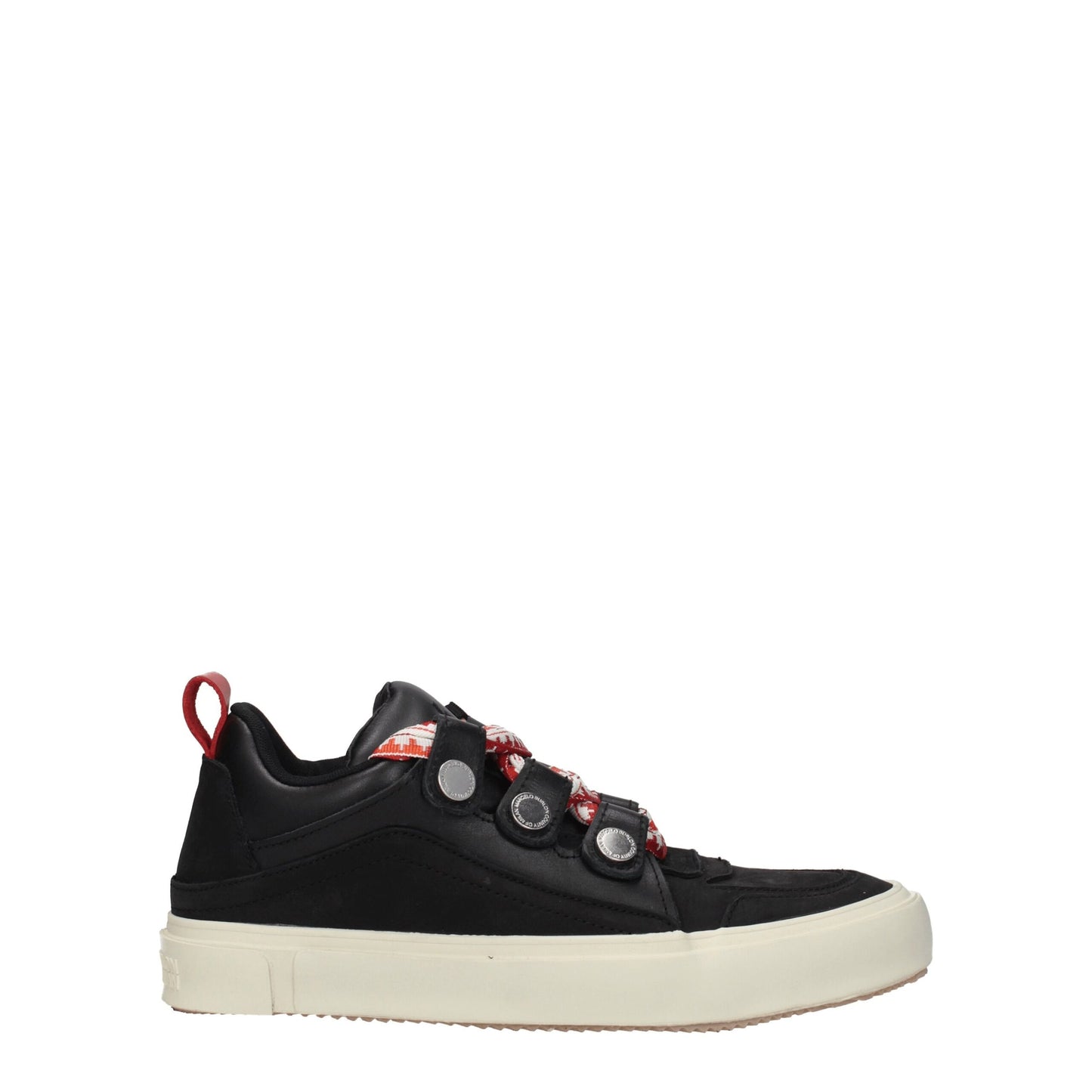 Baskets basses en cuir noir Marcelo Burlon