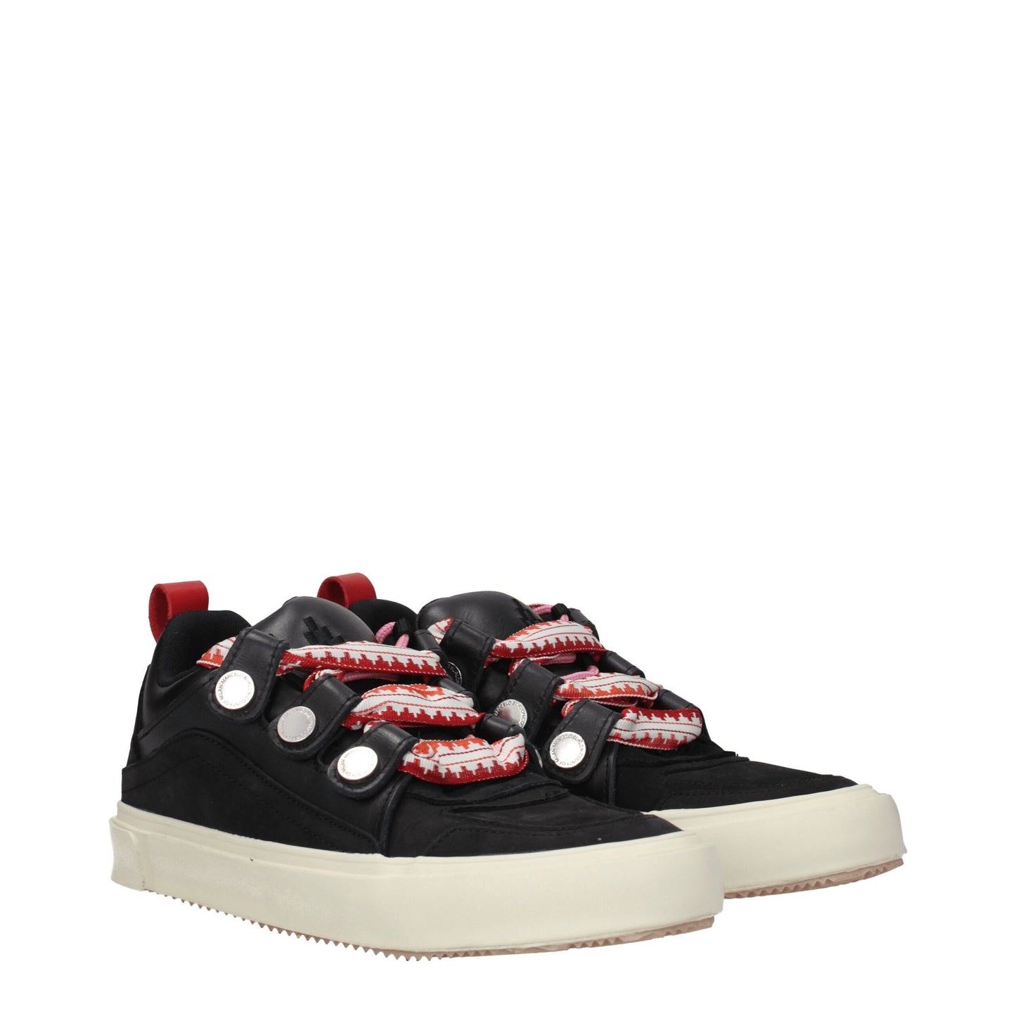 Baskets basses en cuir noir Marcelo Burlon