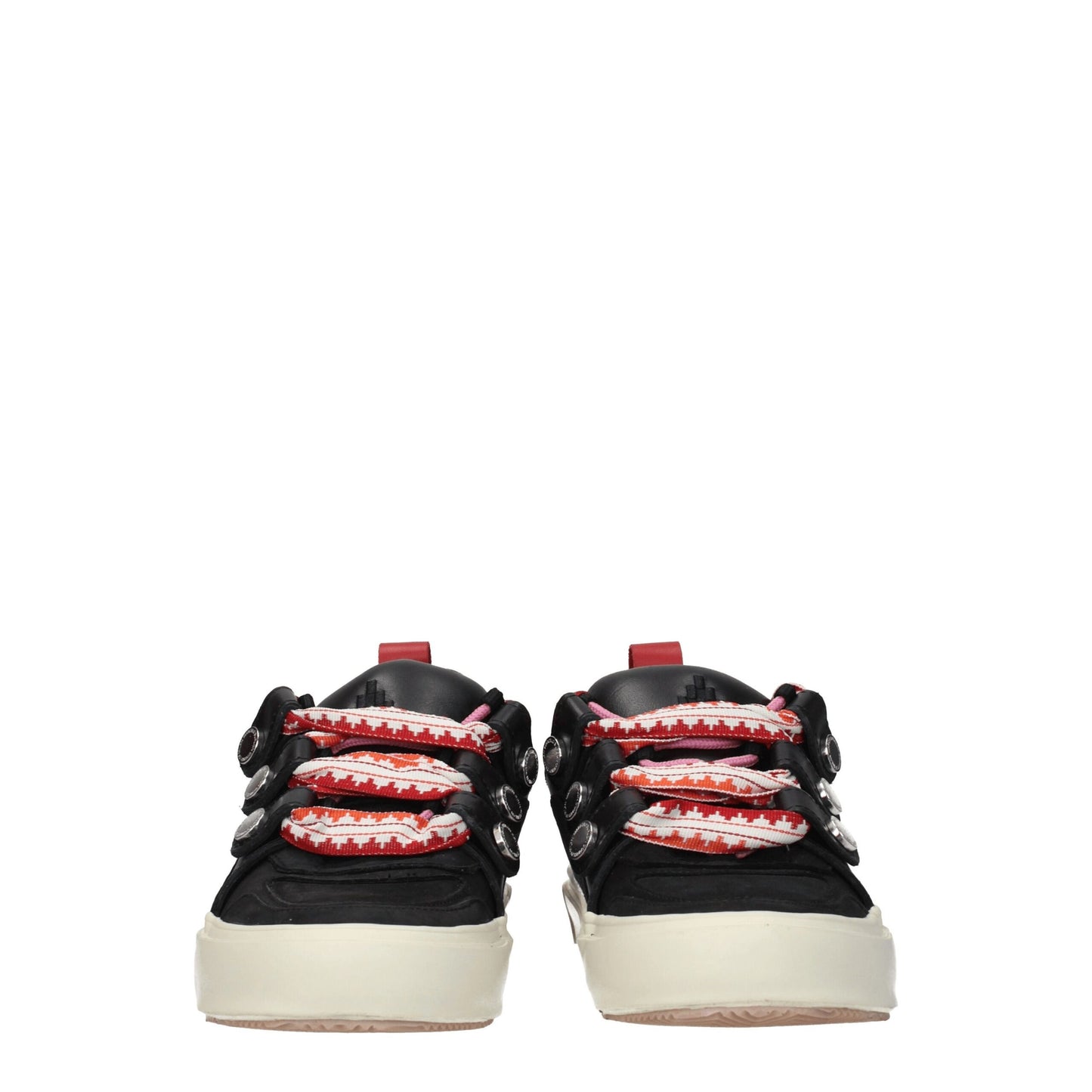Baskets basses en cuir noir Marcelo Burlon