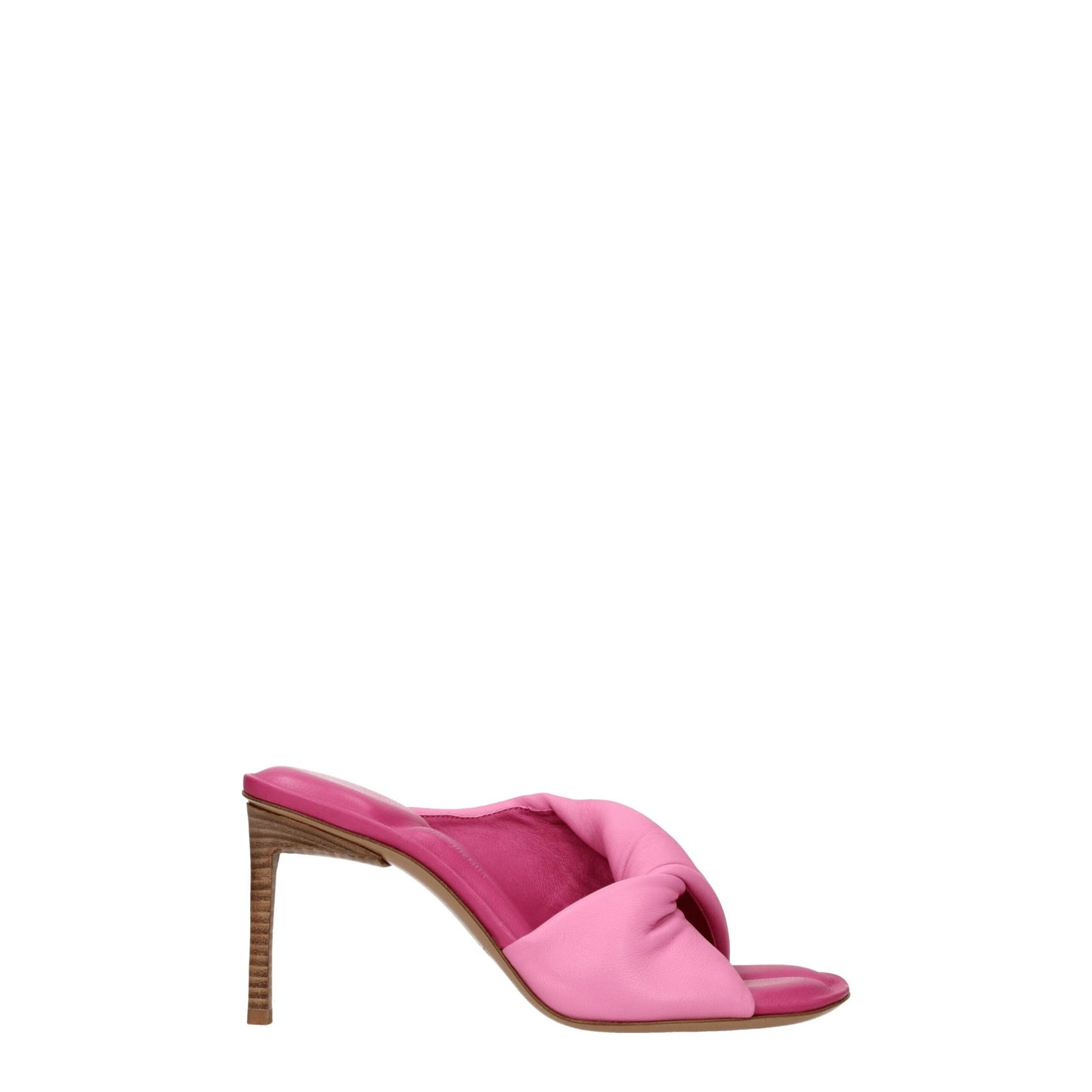 Jacquemus Roze Lederen Stiletto Sandalen
