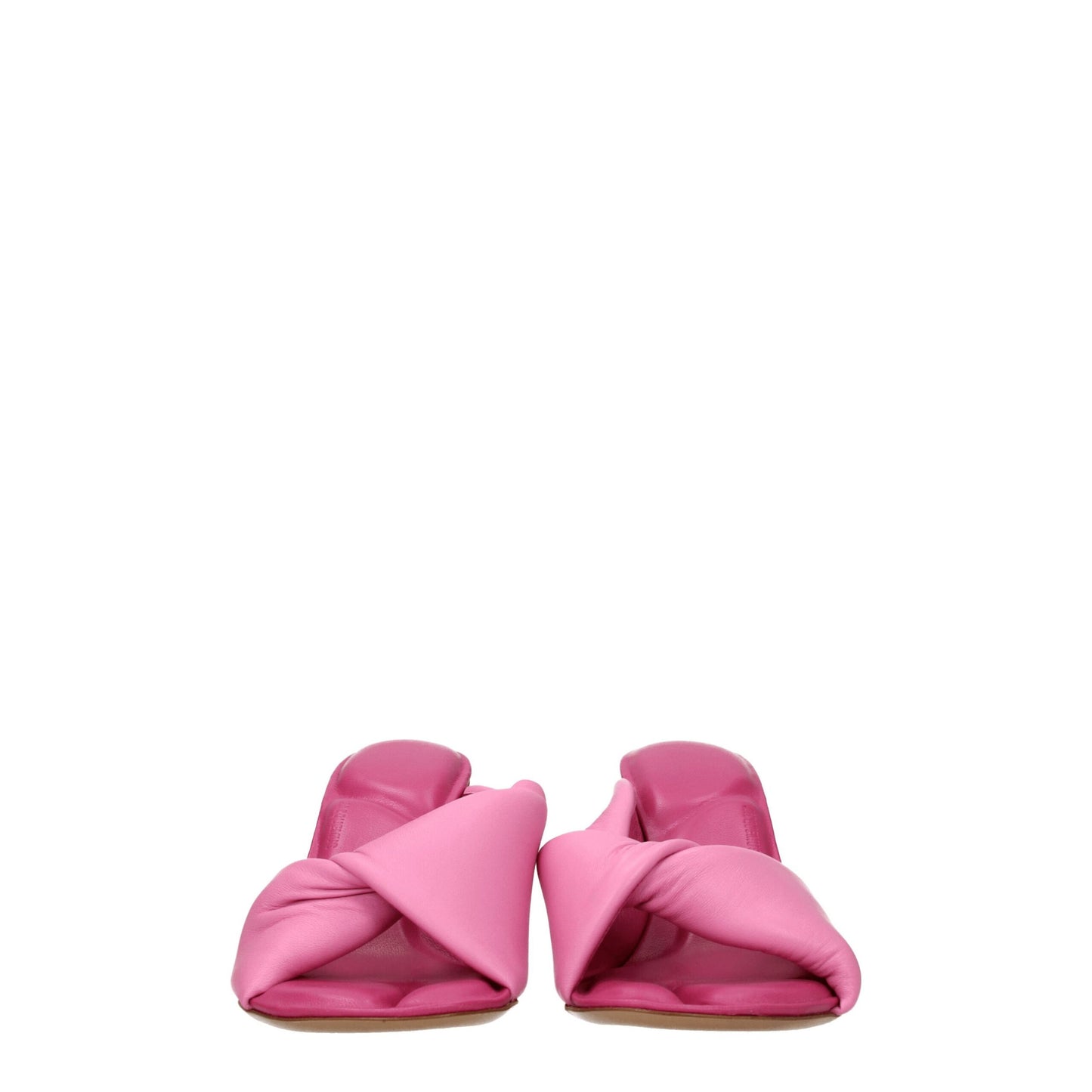 Jacquemus Roze Lederen Stiletto Sandalen