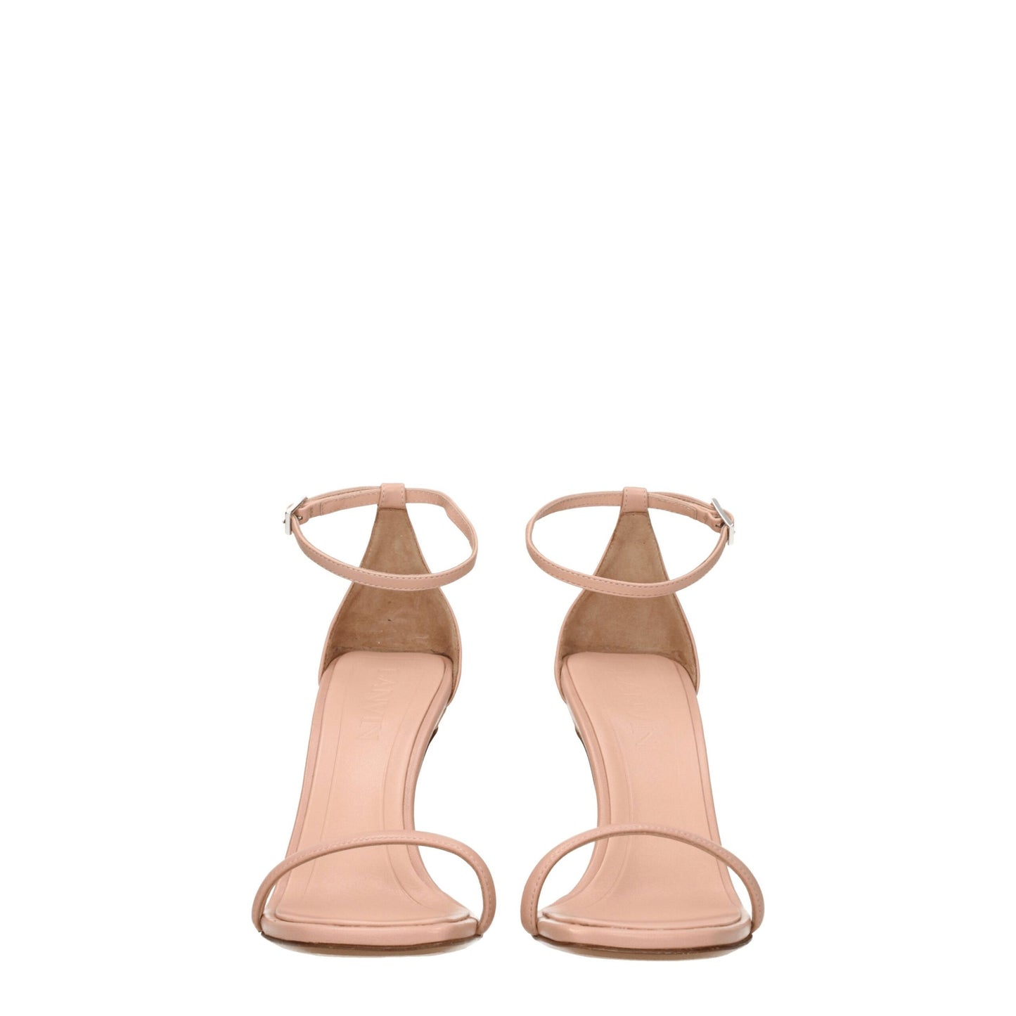 Lanvin roze leren stiletto hakken sandalen